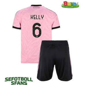 Juventus Lloyd Kelly #6 Bortaställ Barn 2026-27 Kortärmad (+ Korta byxor)